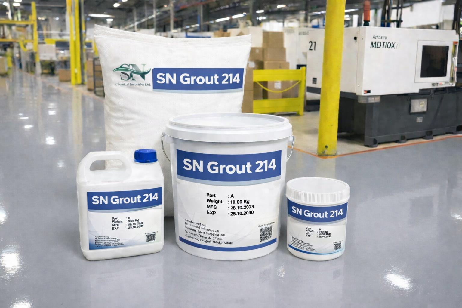 SN Grout 214 – Non-Shrink Precision Grout