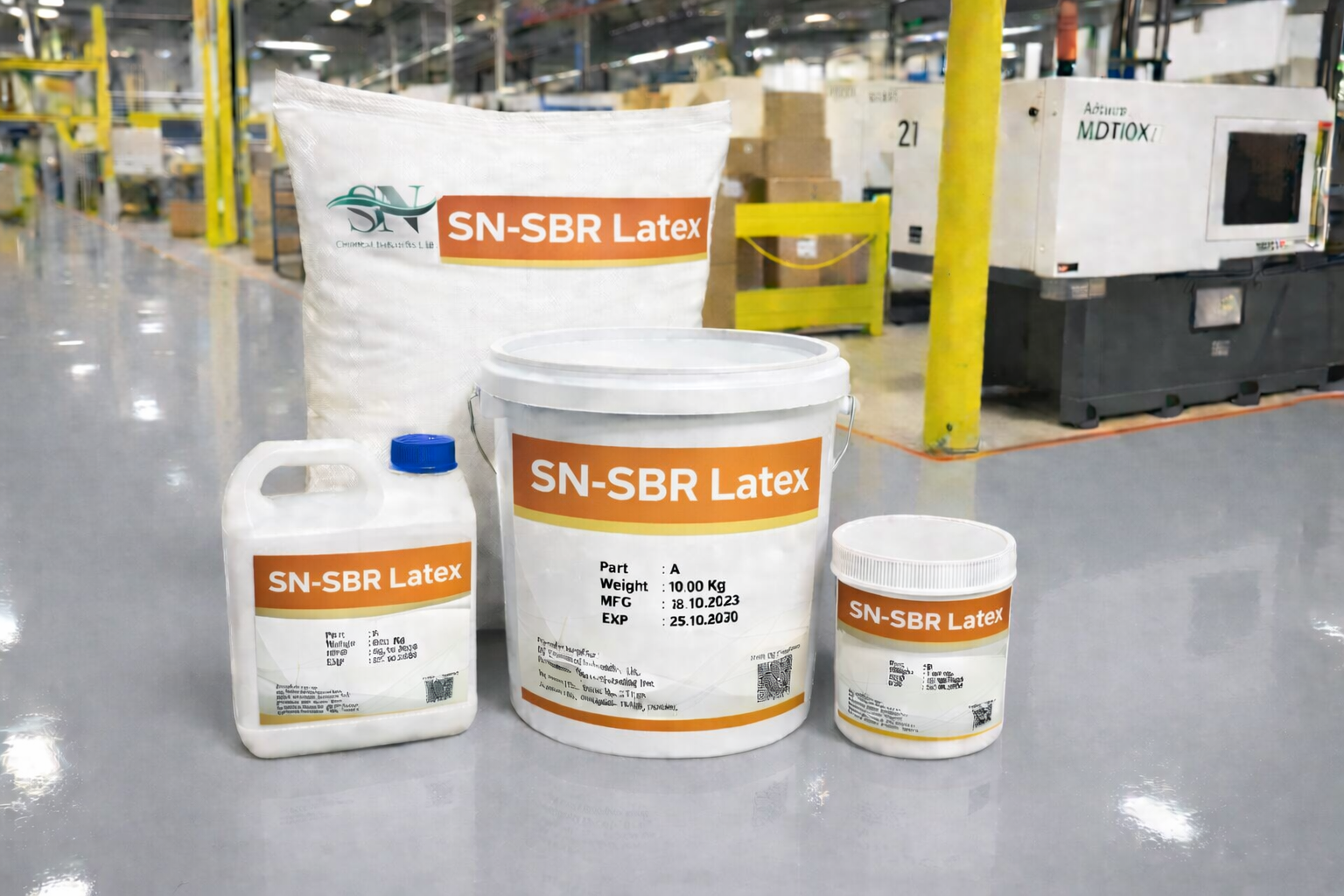 SN SBR Latex – Bonding Agent & Waterproofing Admixture